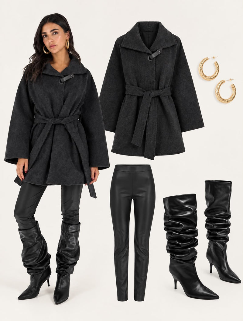 Cape Coat & Boots