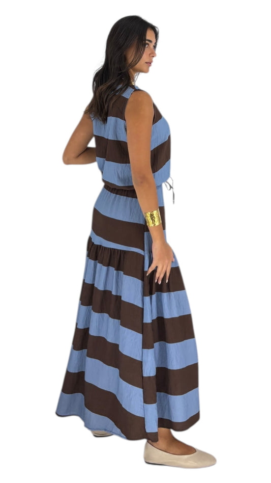 Alora Brown/Blue Skirt