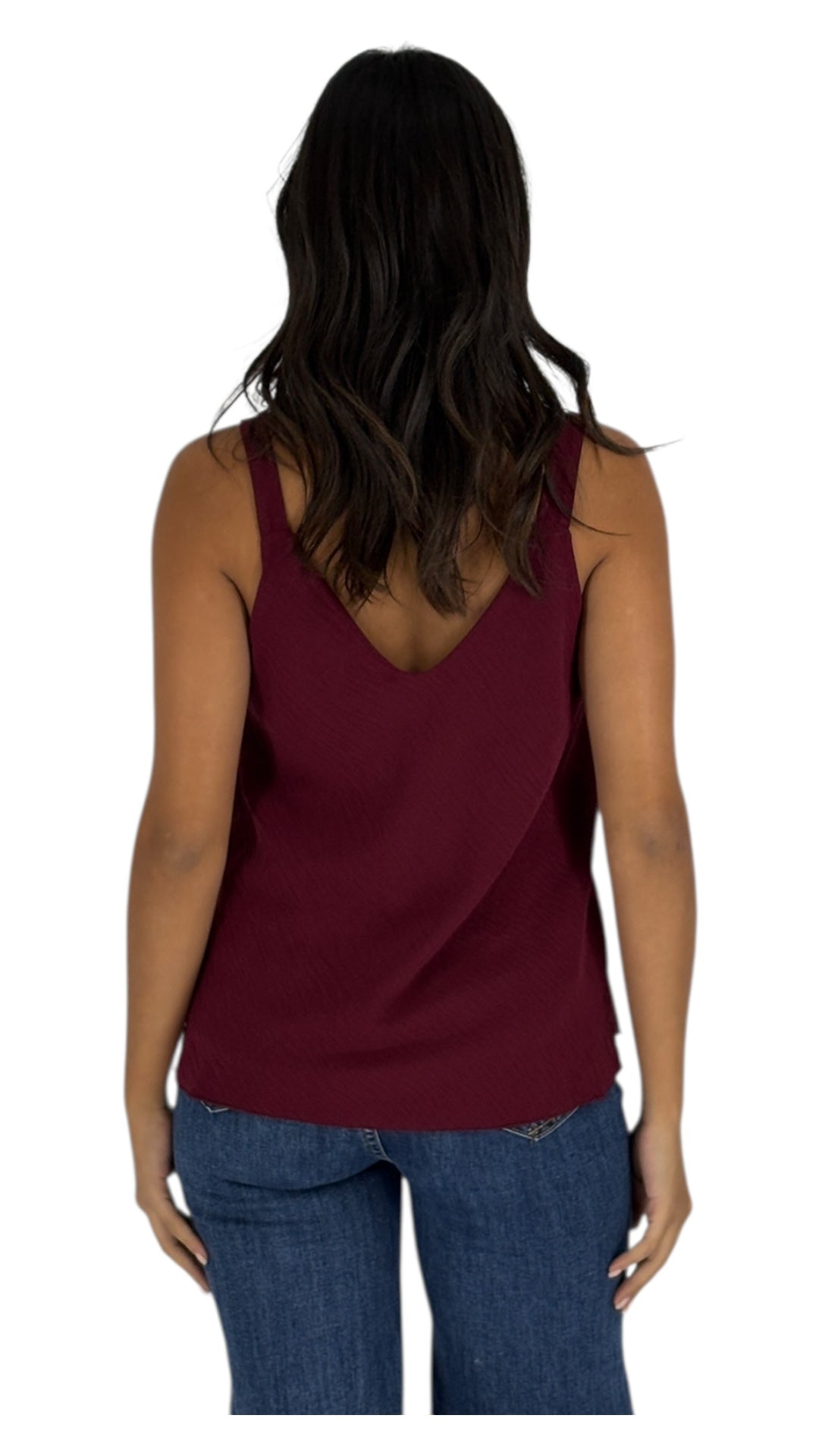 Bana Maroon Top