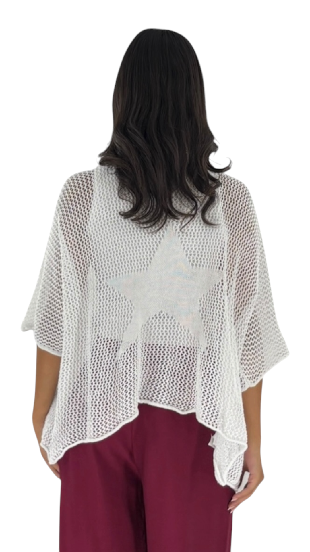 Star White Cardigan
