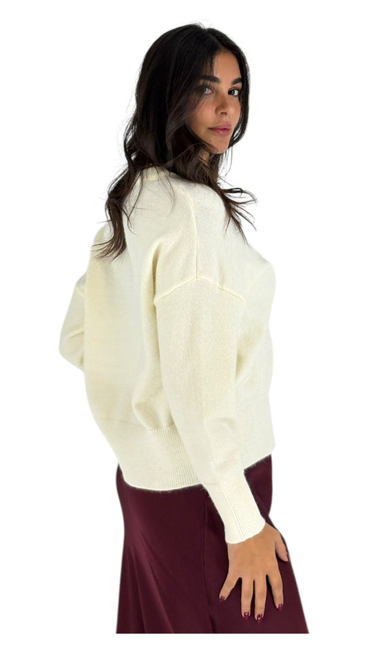 Elisa White Sweater