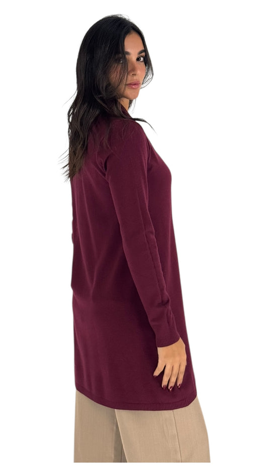 Nebula Burgundy Cardigan