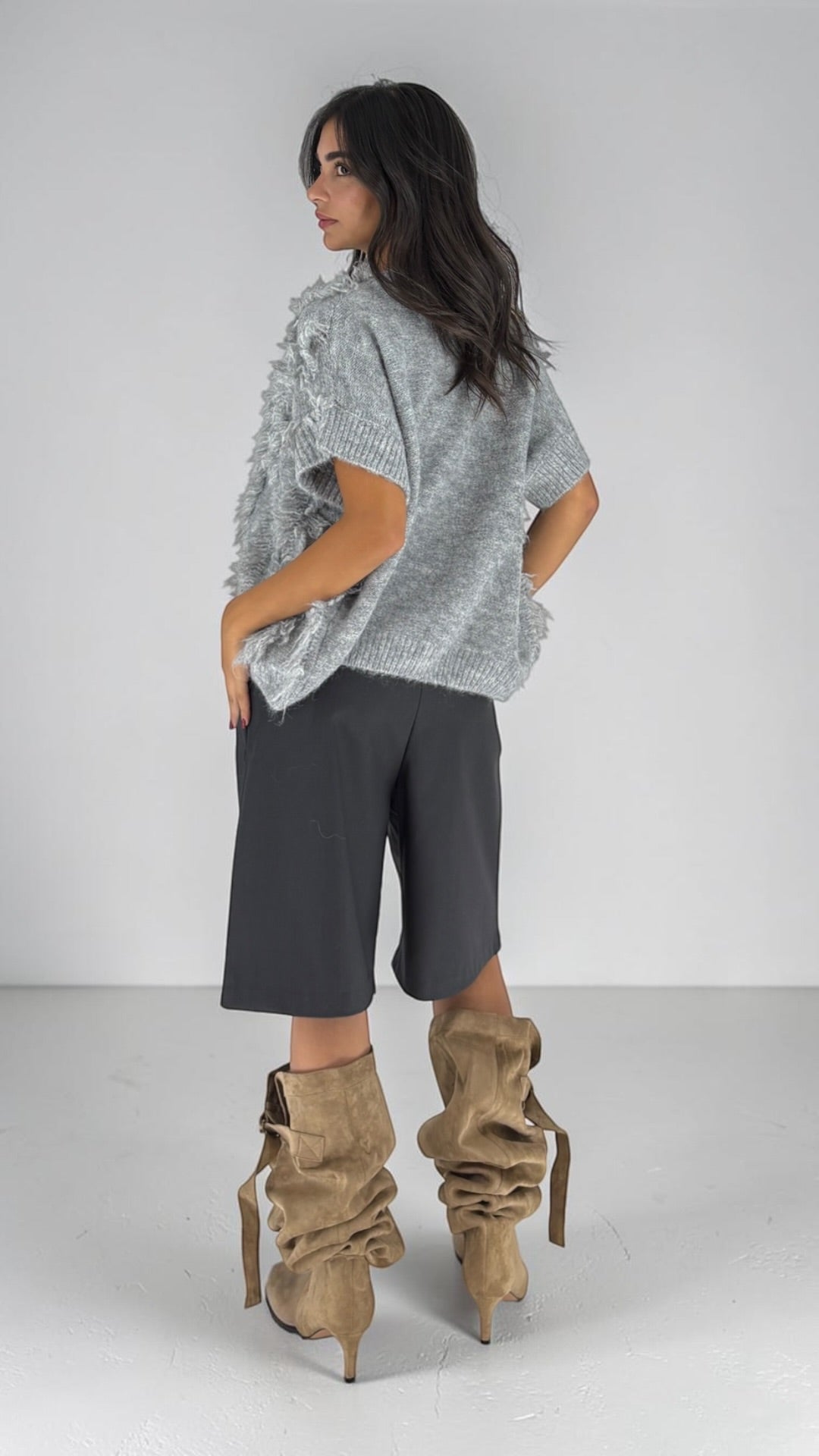 Zahi Grey Vest