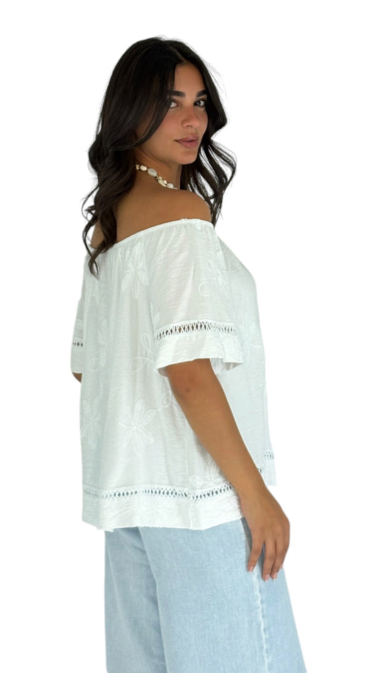Mari White Top