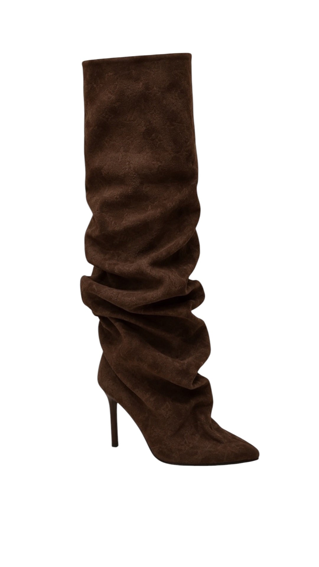 High Pleated Stiletto Boots
