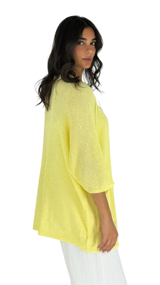 Locs Yellow Cardigan