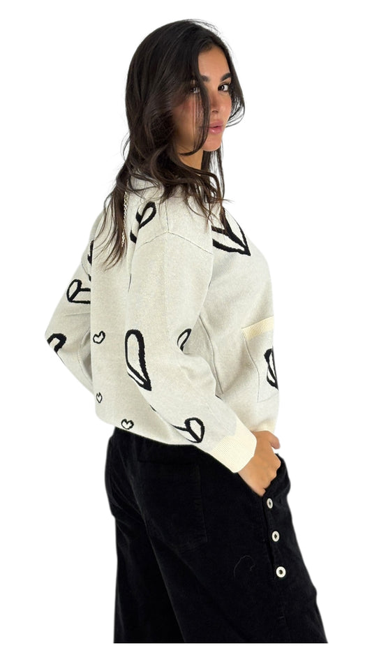 Albi White Cardigan