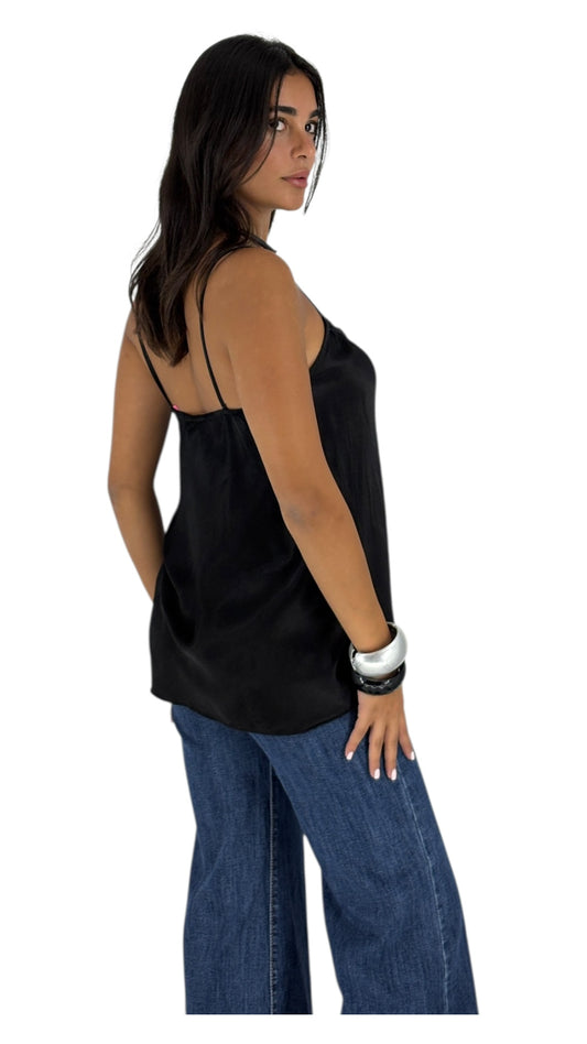 Fadia Black Camisole