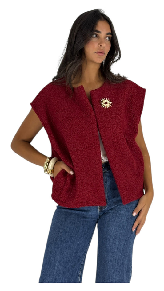 Clover Red Vest