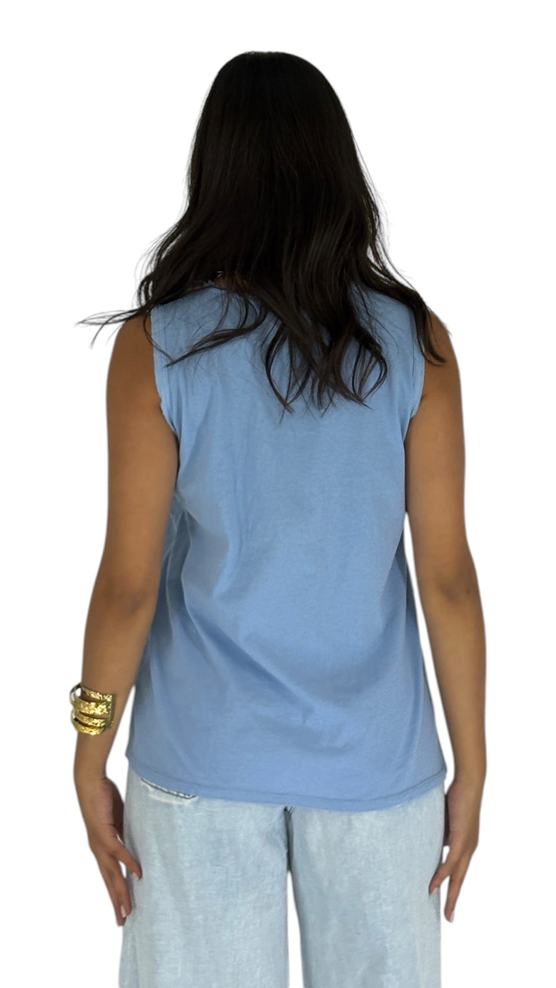 Maribel Blue Top