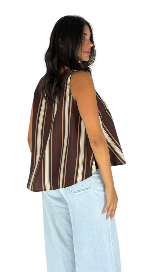 Noor Brown Top