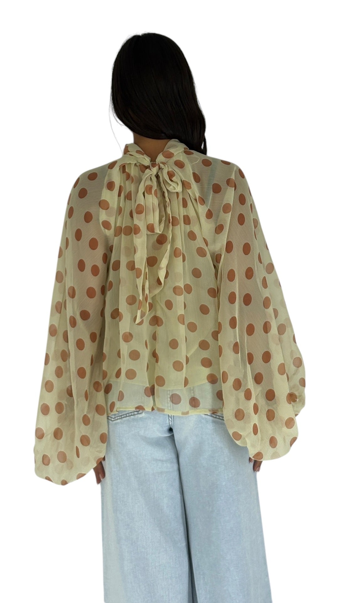 Mnadi Polka Dots Blouse