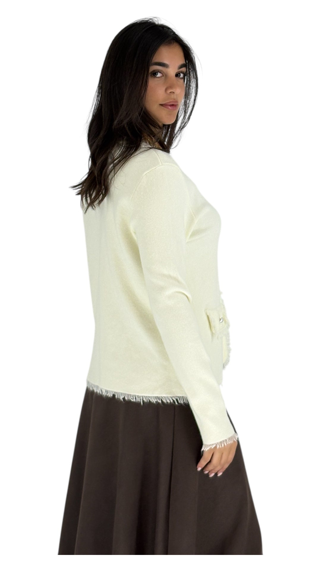 Rocia Offwhite Cardigan