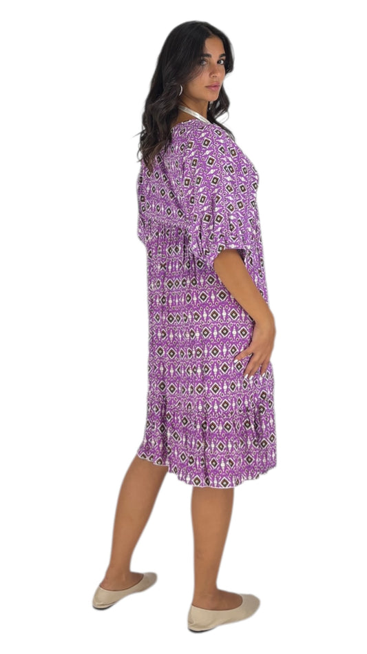 Melisa Purple Dress
