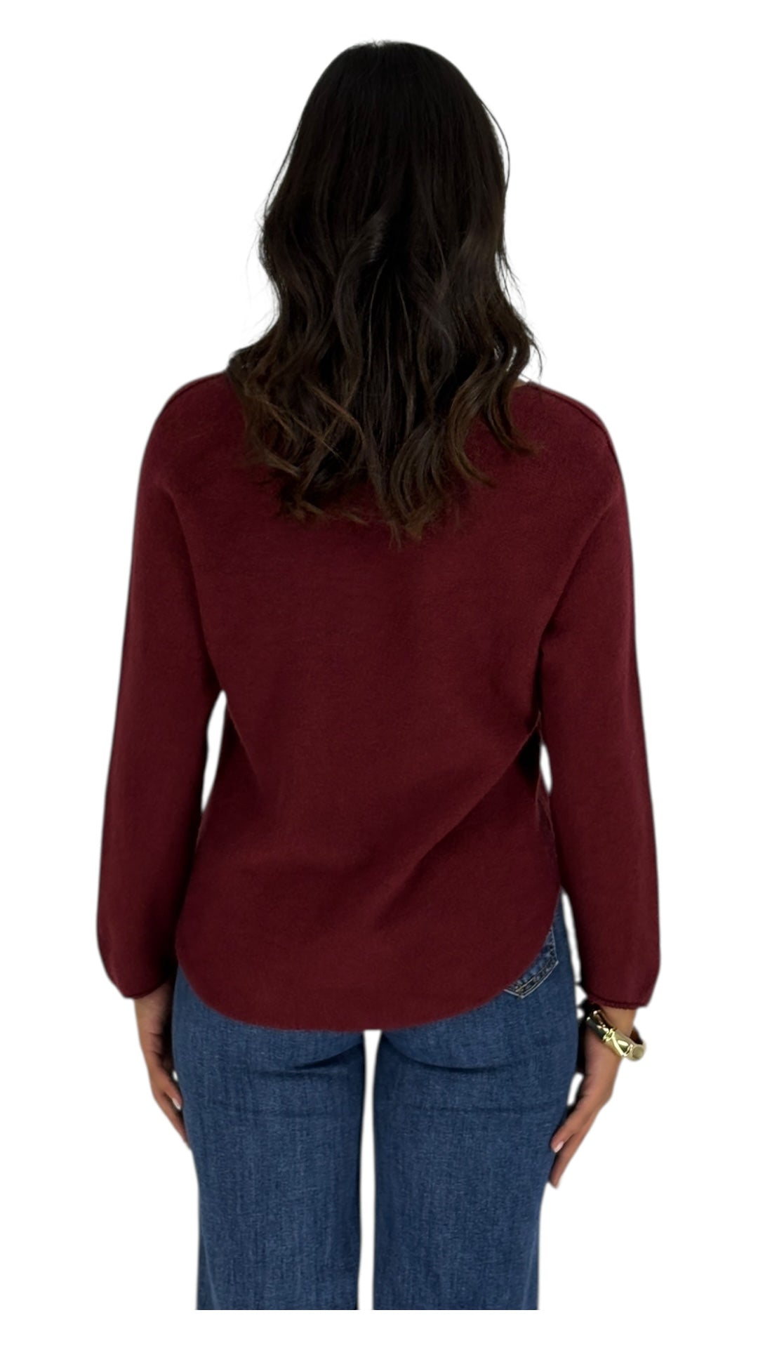 Carmen Burgundy Top