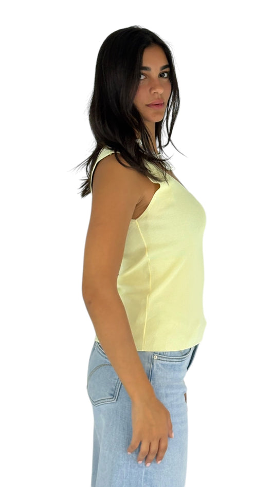 Noelle Yellow Top