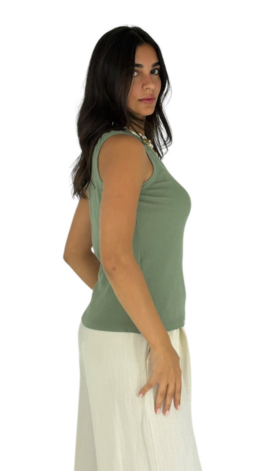 Eliana Kaki Top