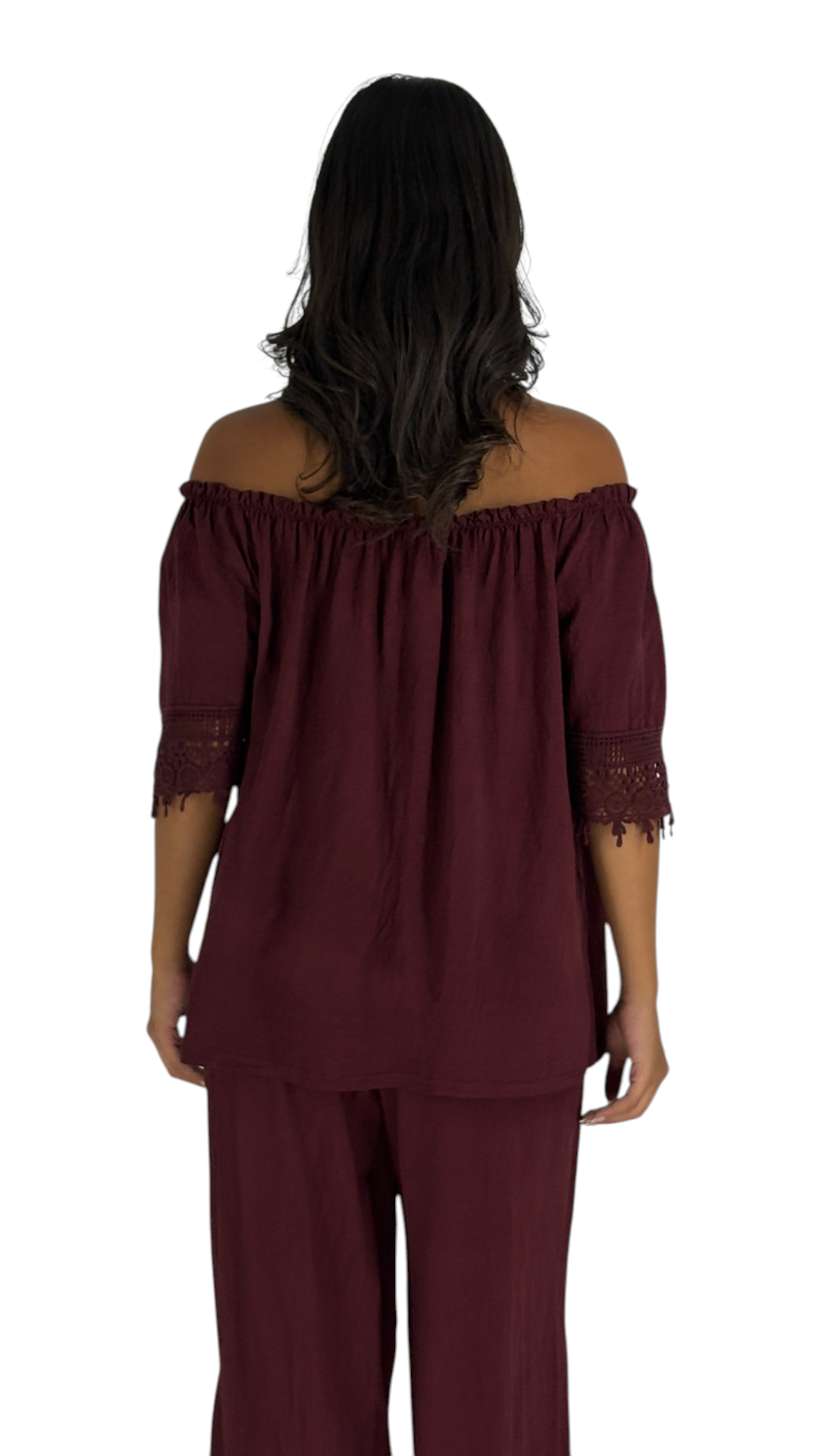 Liz Dark Cherry Top