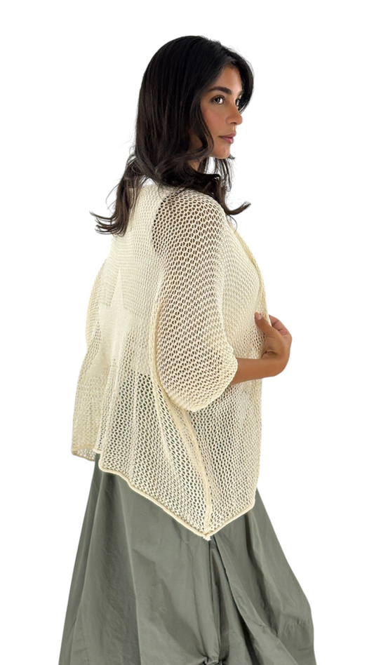 Star Cream Cardigan