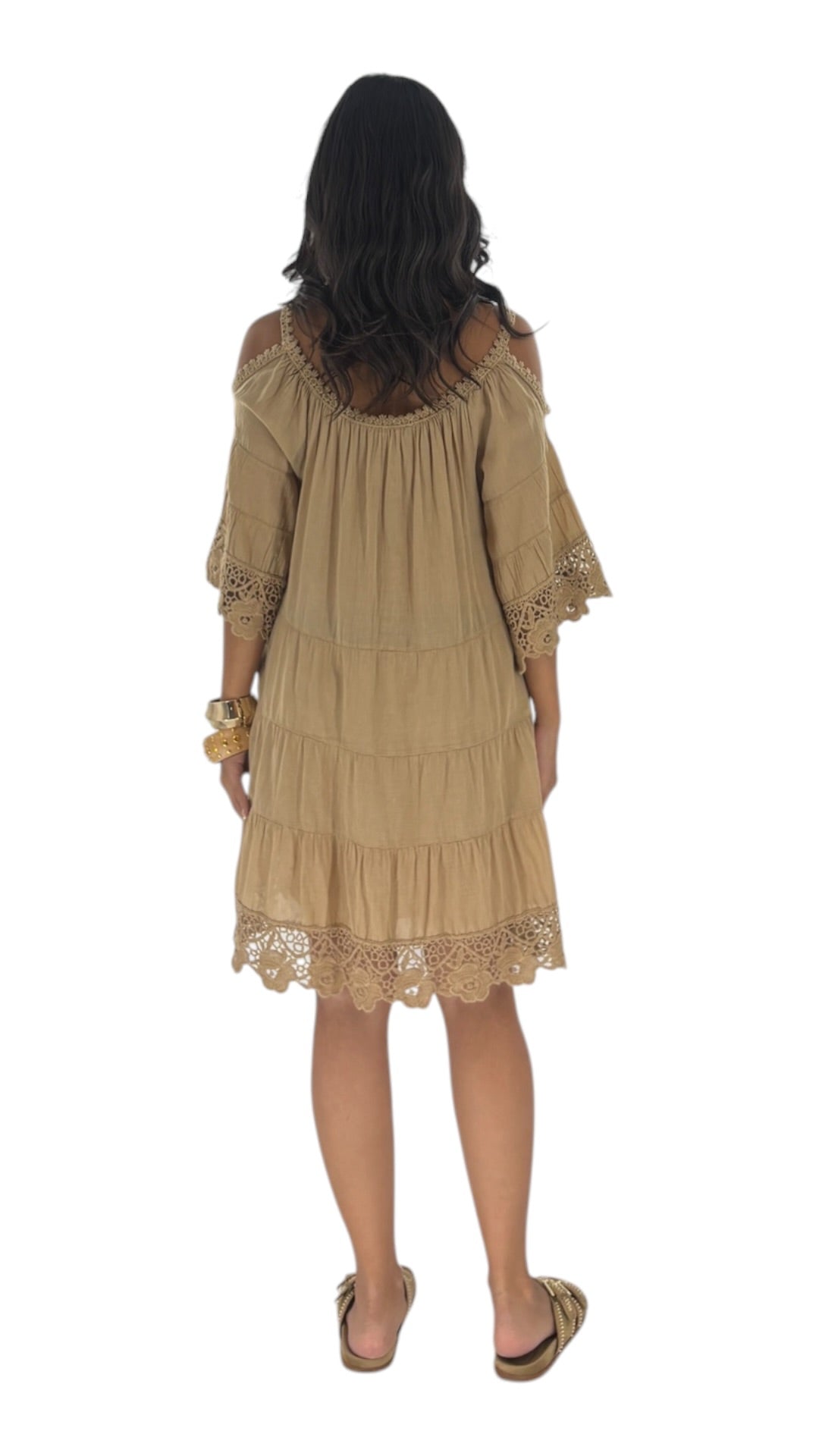 Bana Camel Dress