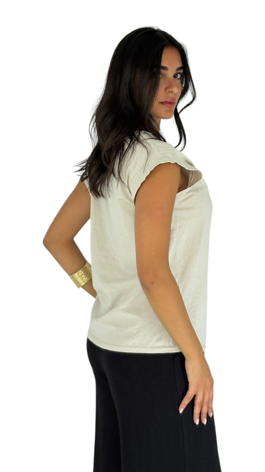 Gwen Beige T-Shirt