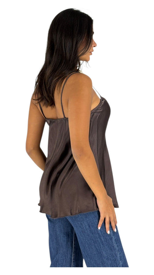 Fadia Brown Camisole