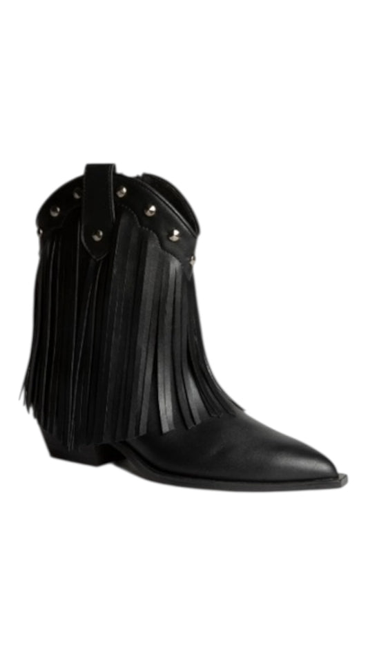 Vail Black Texas Boots