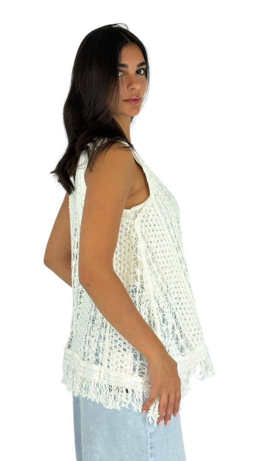 Sahar White Top