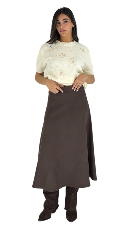 Renata Brown Skirt