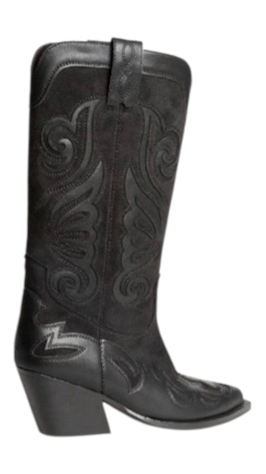 Suna Black Texas boots