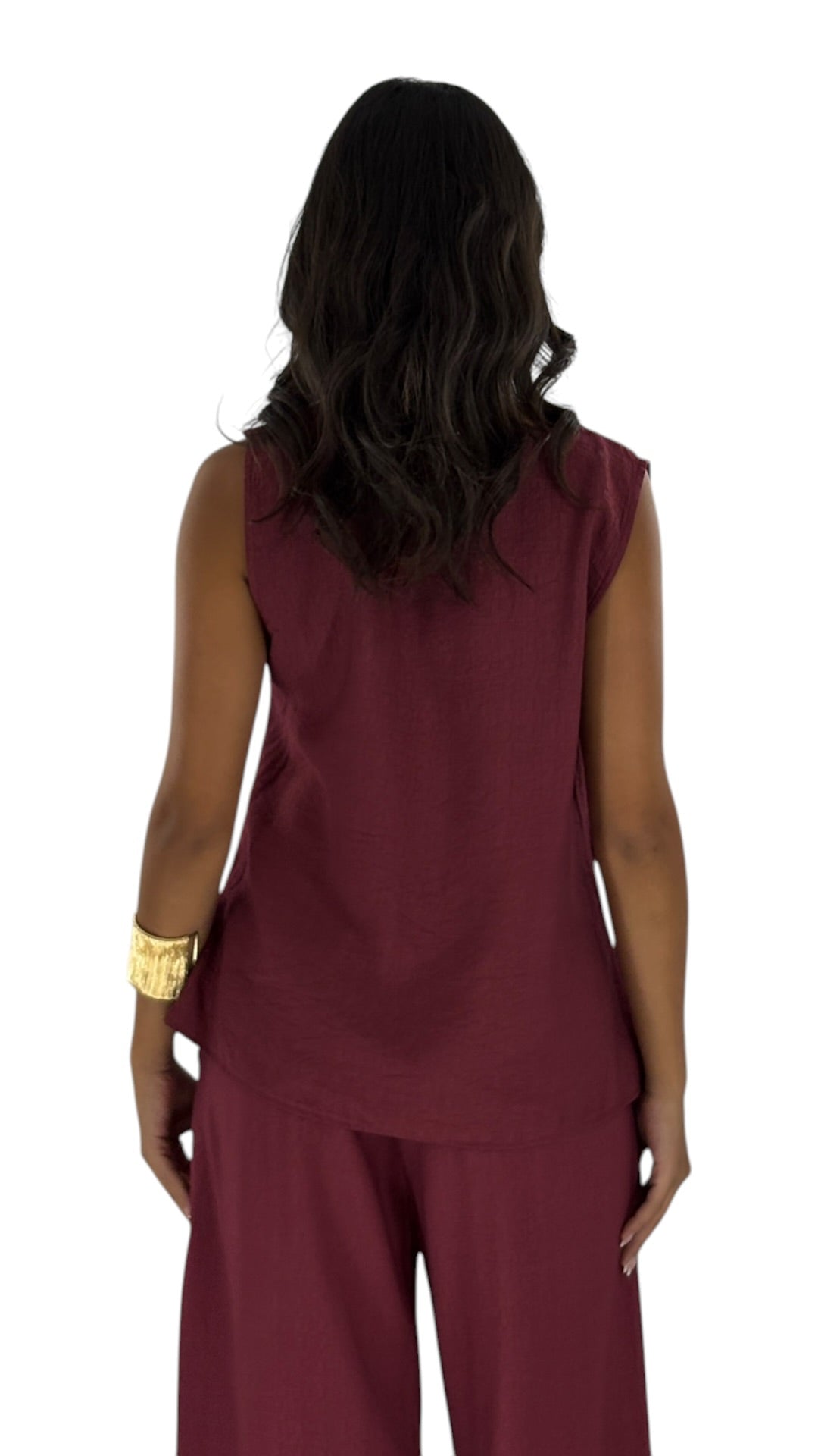 Eleni Dark Cherry Top