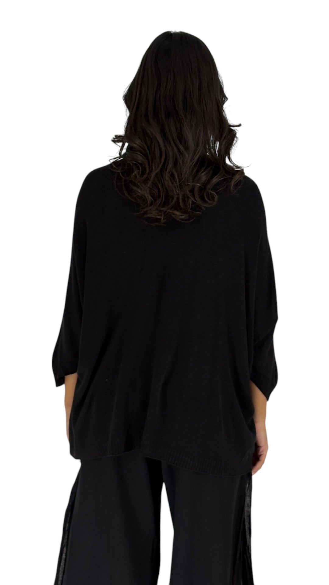 Komal Black Cardigan
