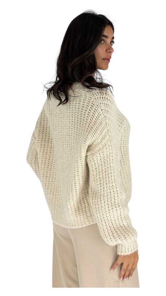 Helen Cream Cardigan