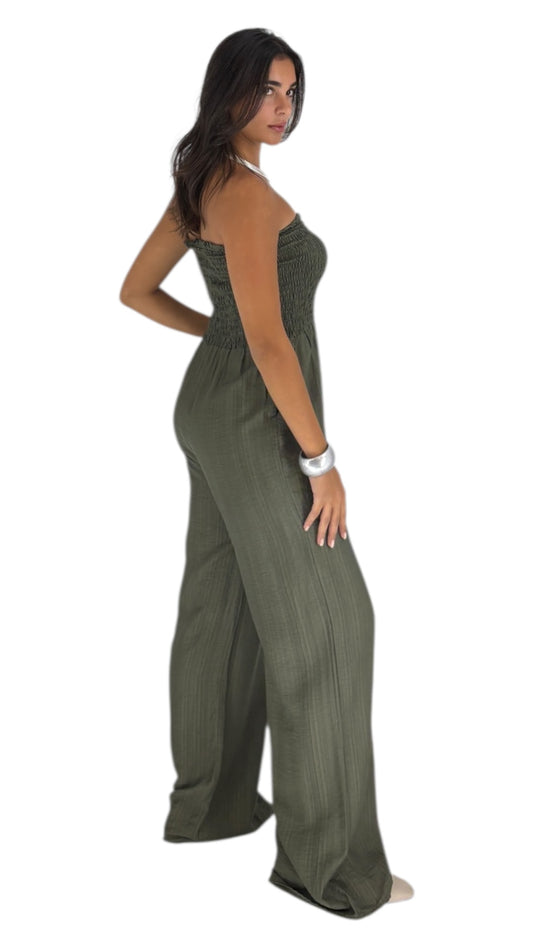 Elea Kaki Jumpsuit