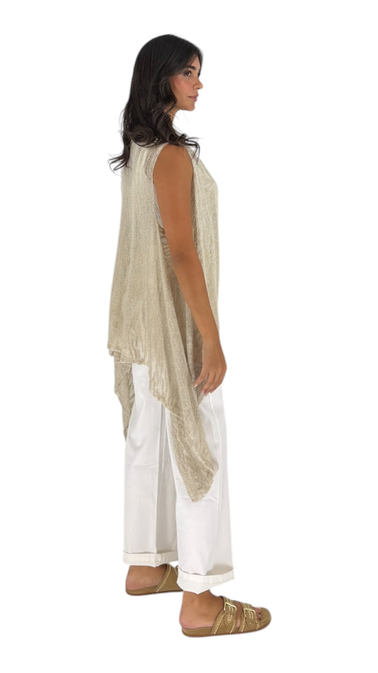 Josie Beige Vest