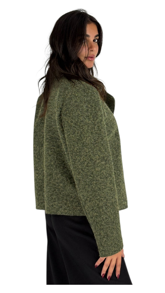 Edith Olive Green Jacket