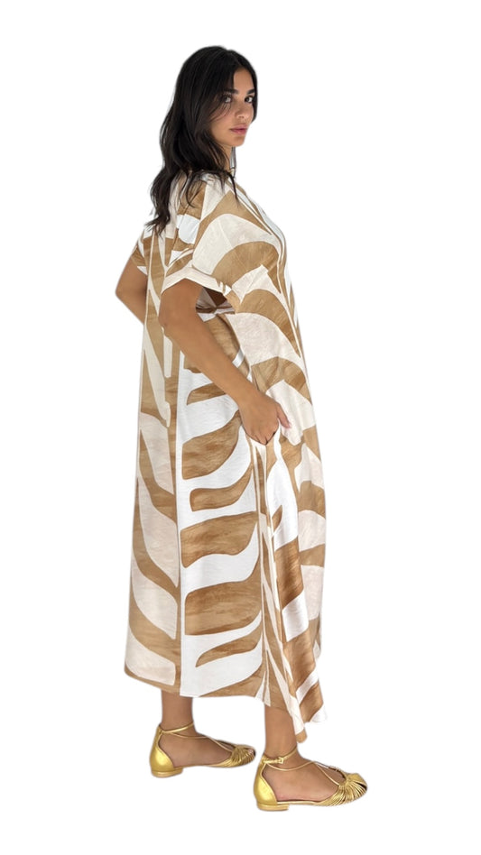 Umar Camel Dress