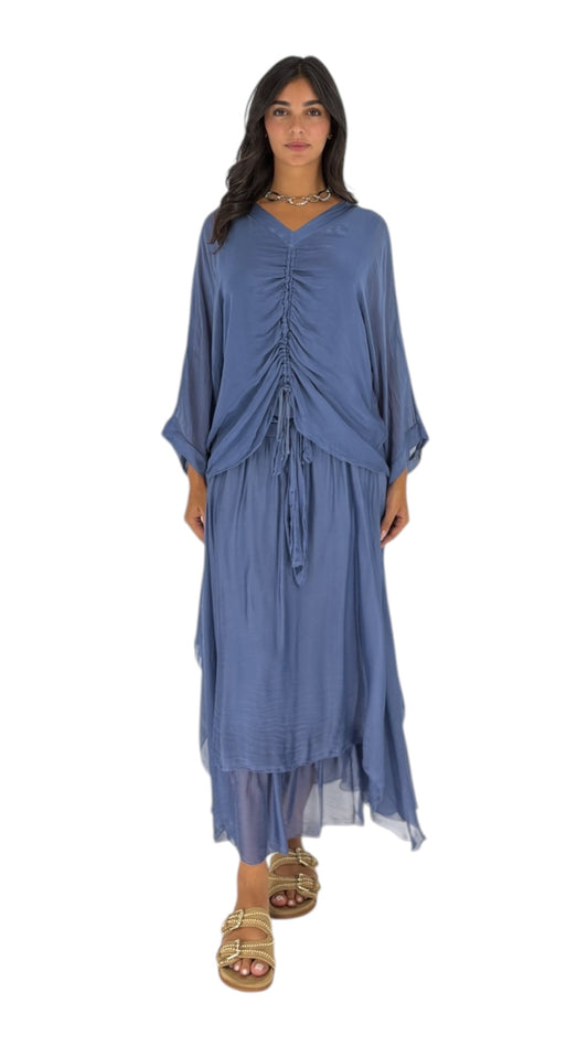 Mena Blue Skirt