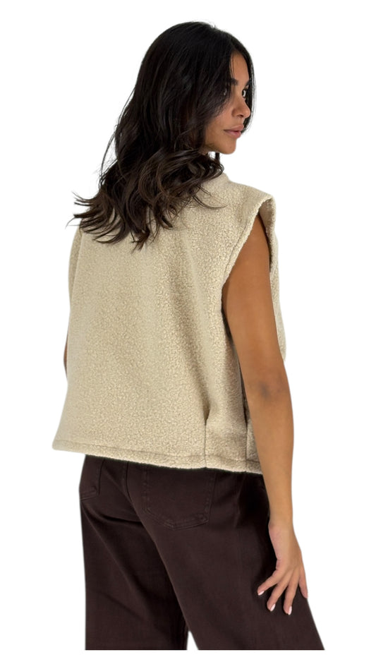 Clover Beige Vest