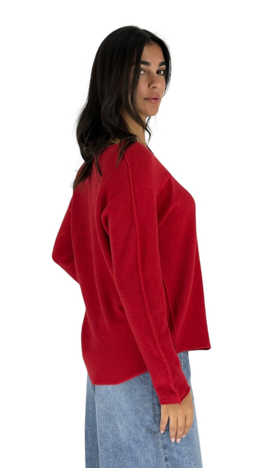 Carmen Red Sweater