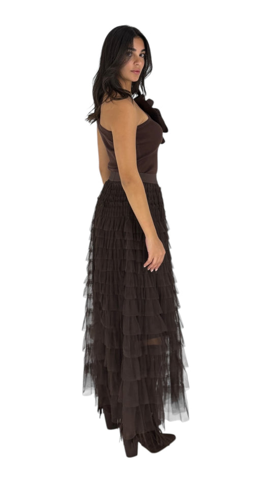 Nash Brown Skirt