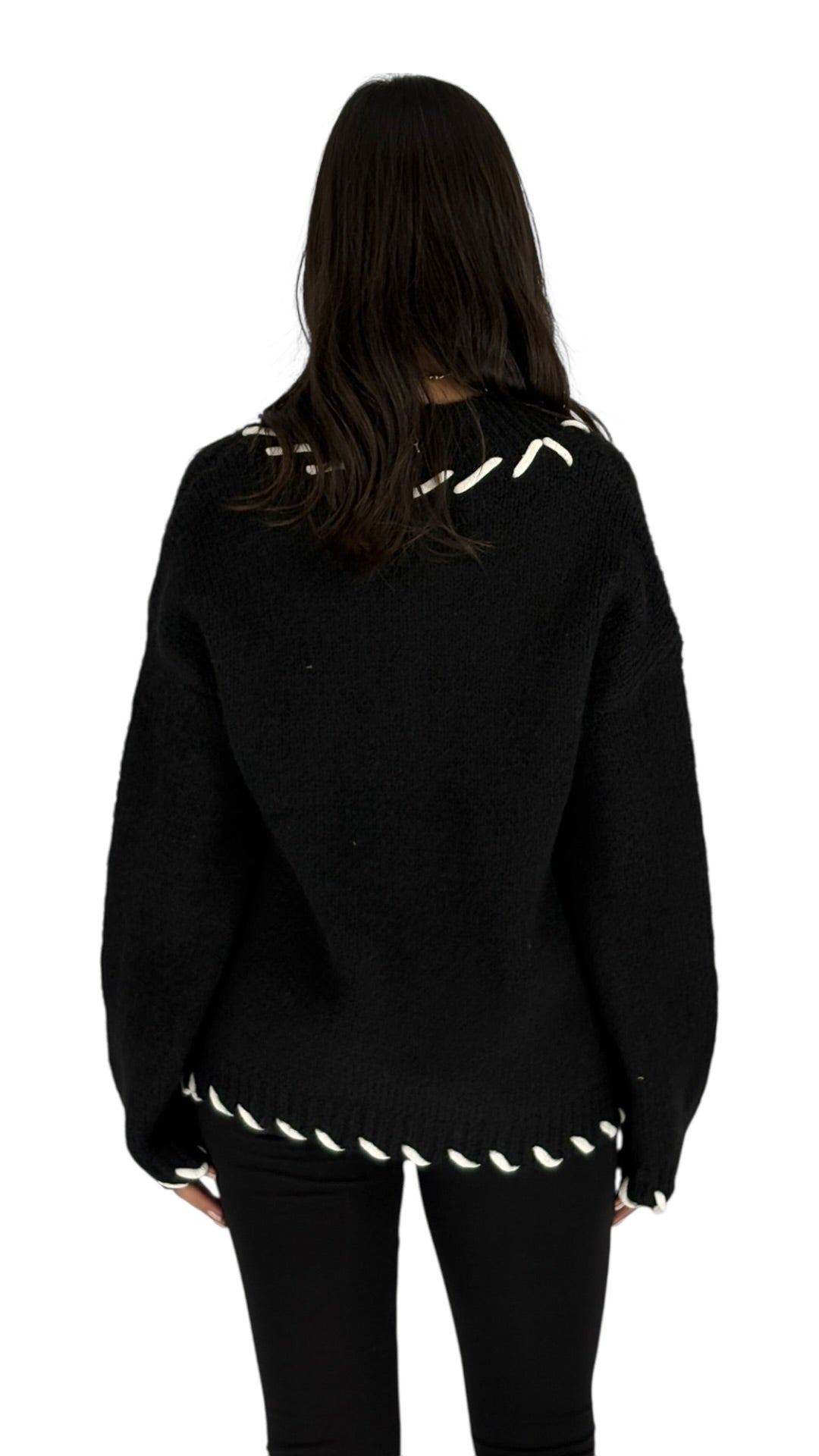 Tanvi Black Sweater