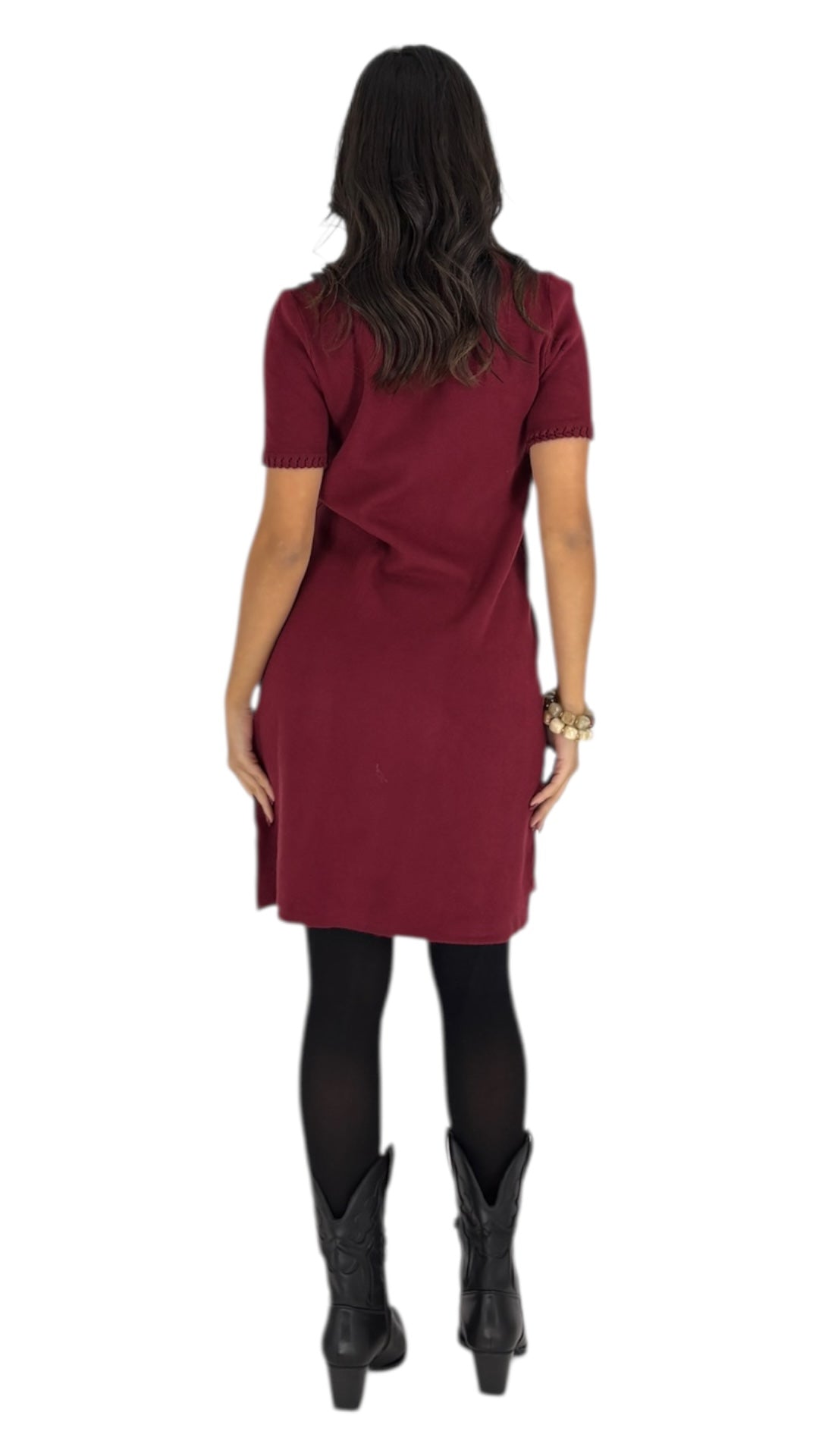 Dania Maroon Dress
