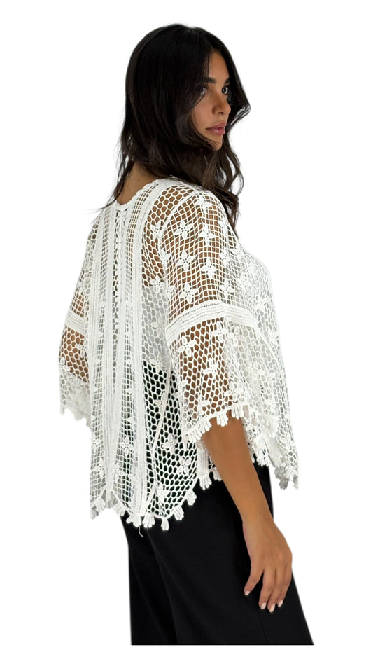 Alana White Cardigan