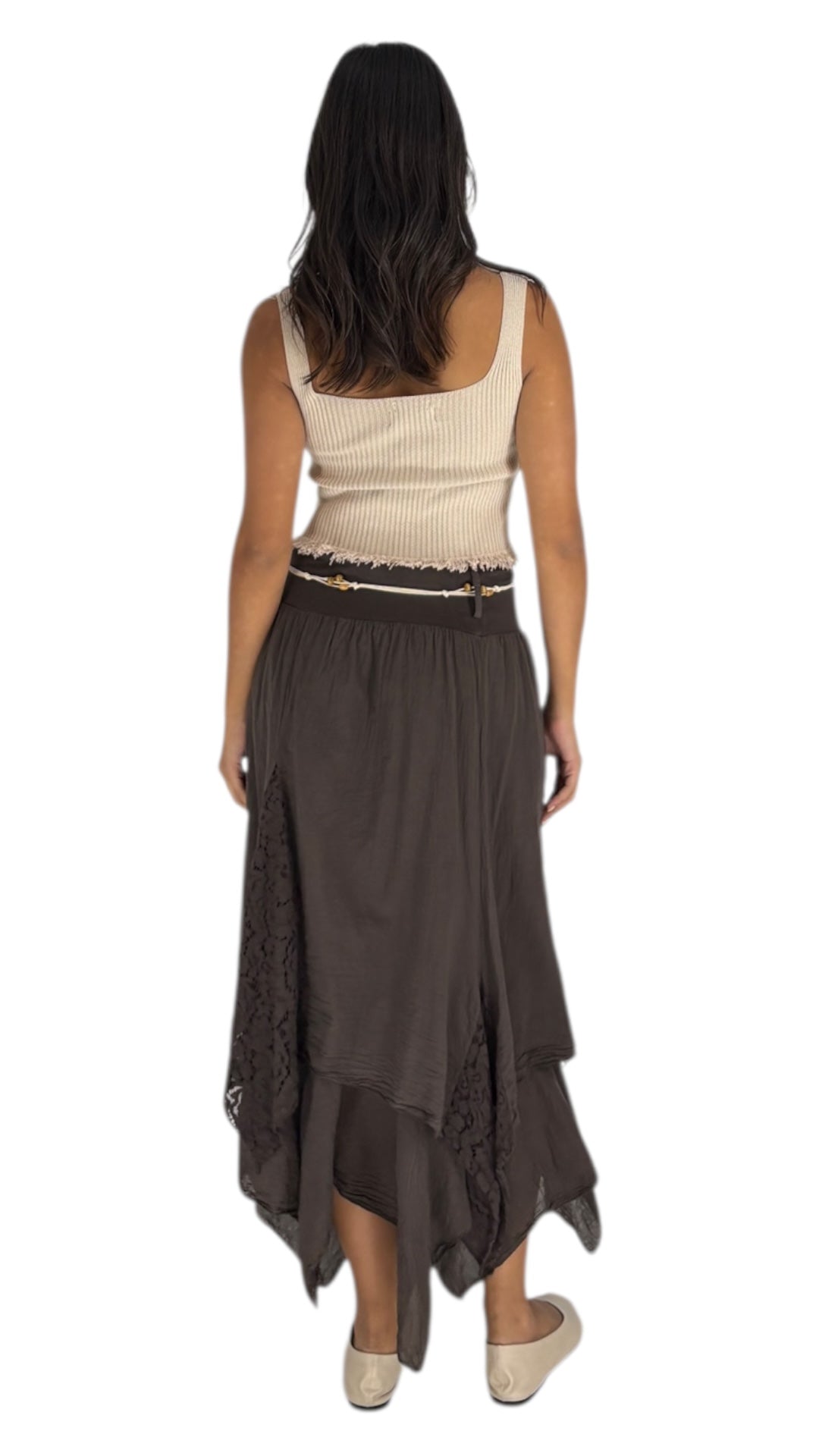 Angelo Brown Skirt