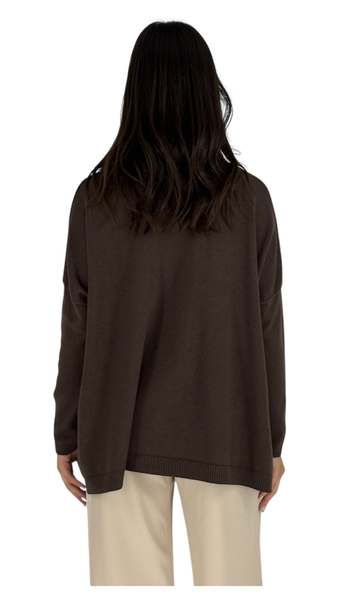 Jimena Brown Sweater