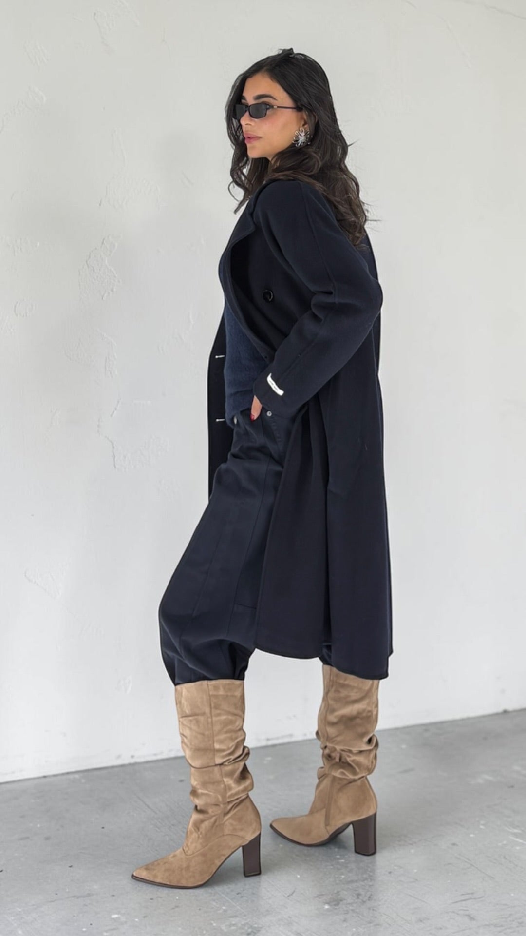 Asma Navy Coat