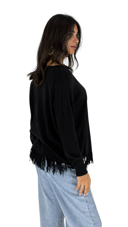 Sally Black Sweater