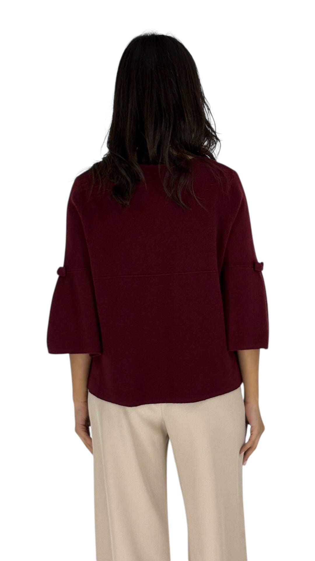 Zowi Maroon Cardigan