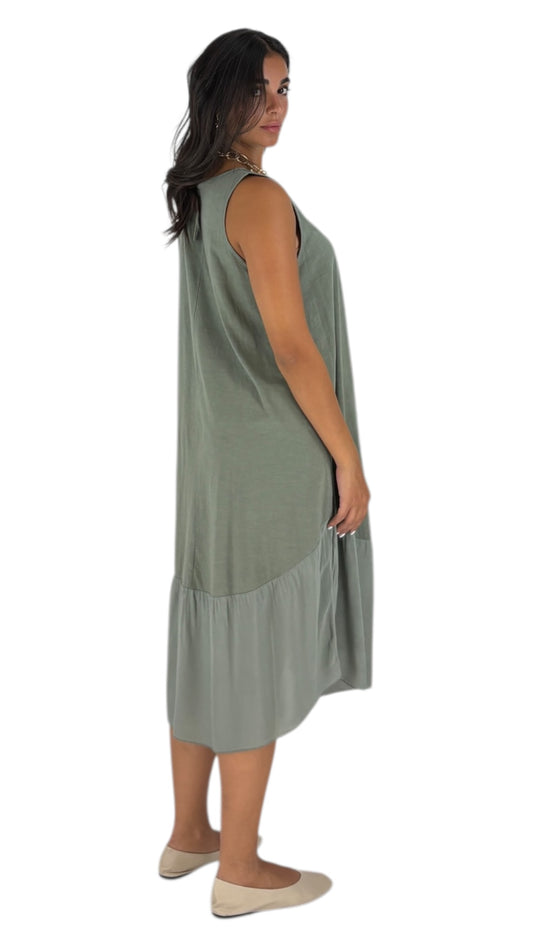 Cain Kaki Dress